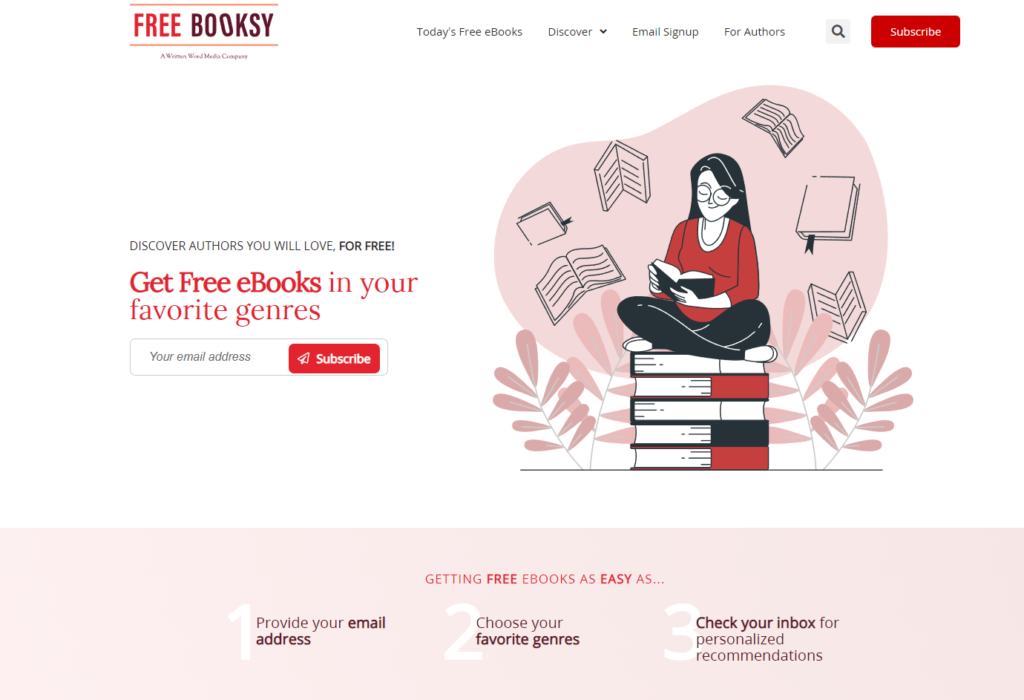 Screenshot of Freebooksy dashboard